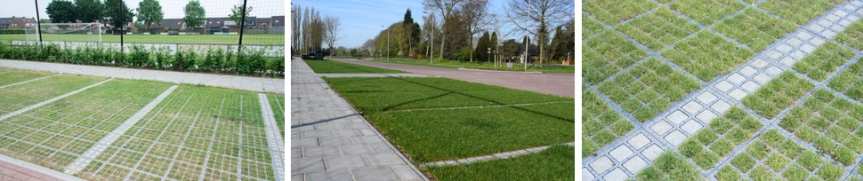 Klimaatbestendige parkeerplaats MFC Heerewaarden - foto's
